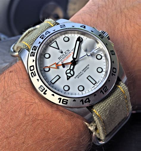 rolex explorer 2 blue